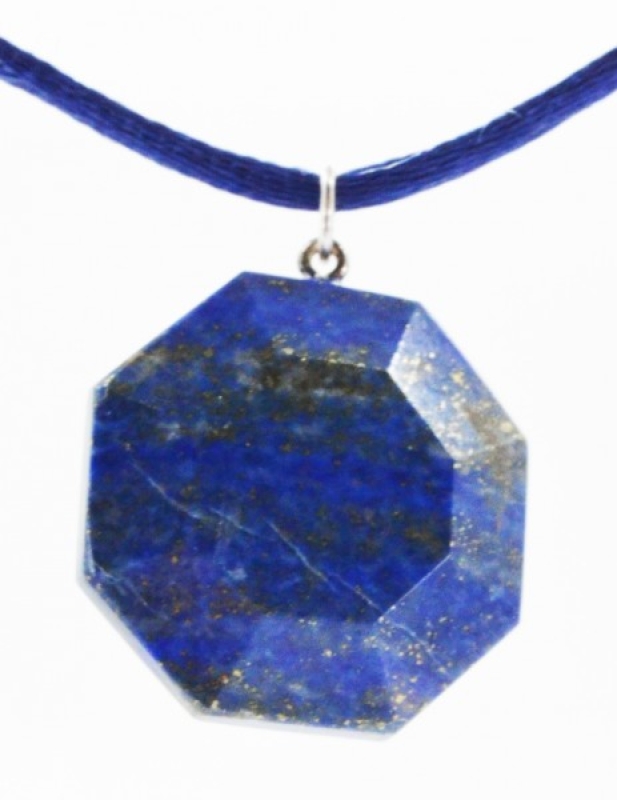 Lapis Lazuli Anhänger Hexagon