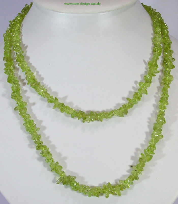 Peridot Edelstein Kette