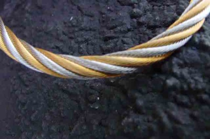 Leder Armband Gold