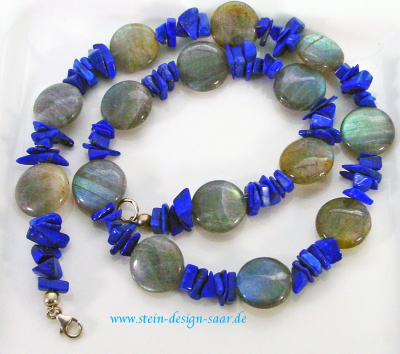 Lapislazuli Labradorit Kette