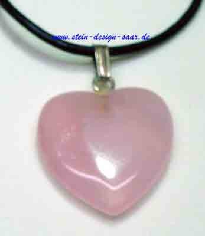 Mineralien Rosenquarz Herz