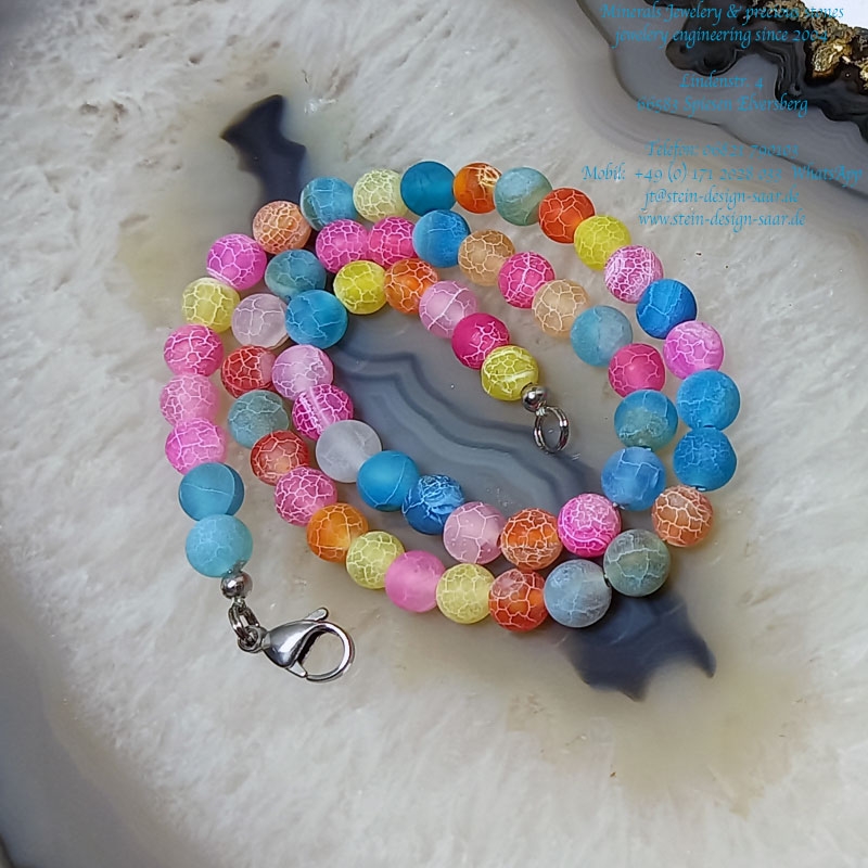 Mineralien Bunte Kugeln Schmuck