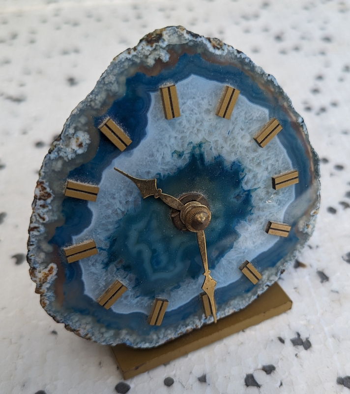Achat Scheib Blau Uhr