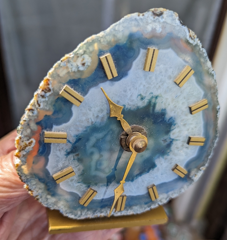 Blaue Uhr