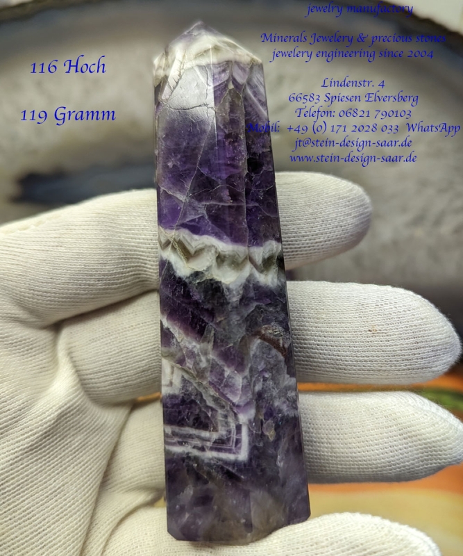 chakra Amethyst Turm