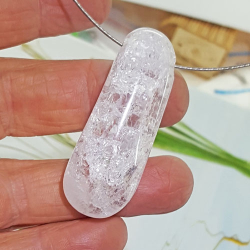 Bergkristall crecked klarheit