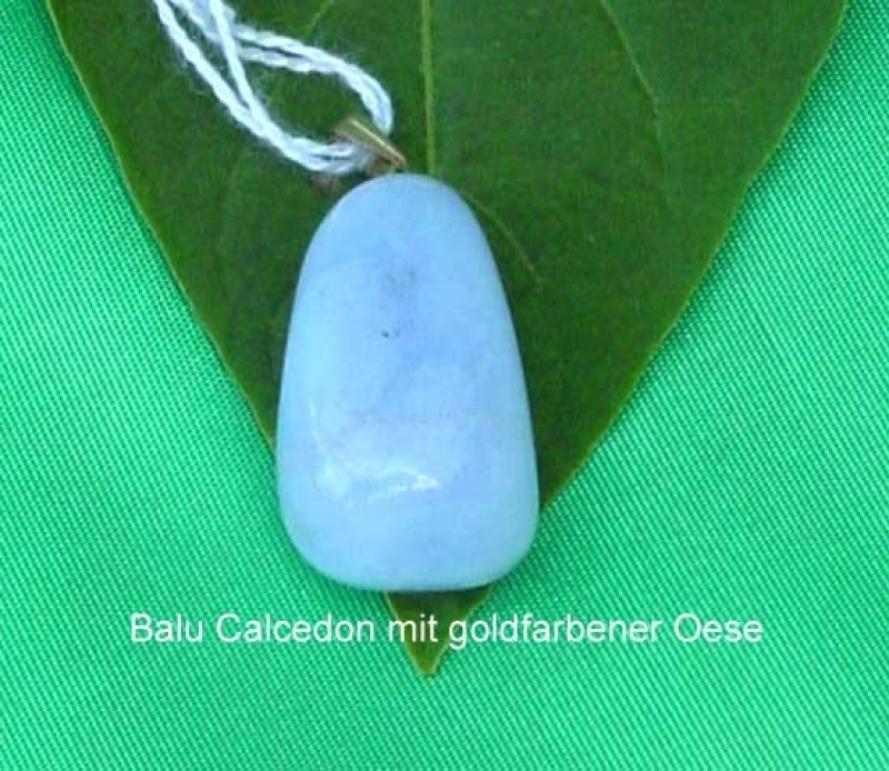 Chalcedon blauer Anhänger