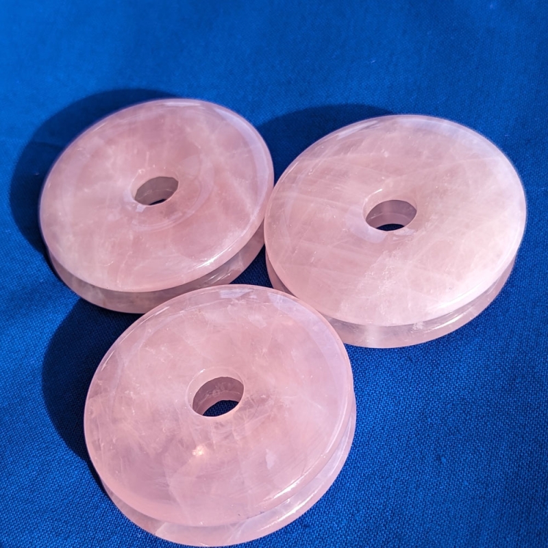 Rosenquarz Donut 50mm