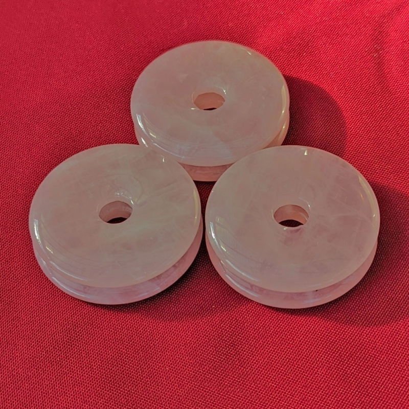 Rosenquarz Donut 50mm