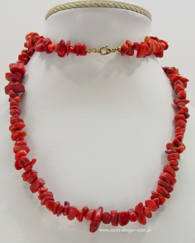 Frauenschmuck Coralle Rot