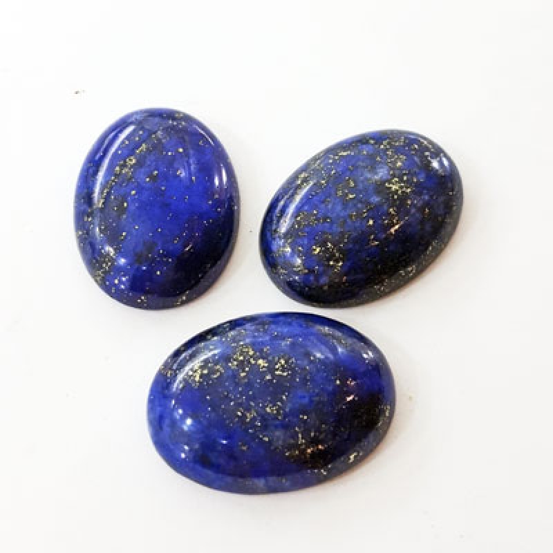 Lapislazuli oval facettiert