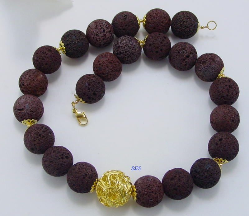 Lava Gold Kette