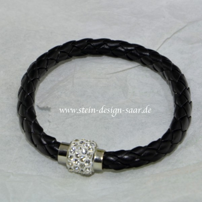 geflochten Leder Armband Schwaz