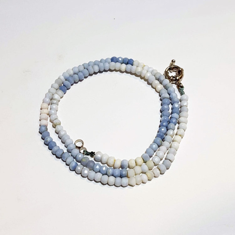 selten edelsteine Opal Blau