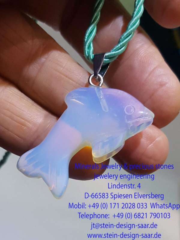 Kinderschmuck Opal Delfin