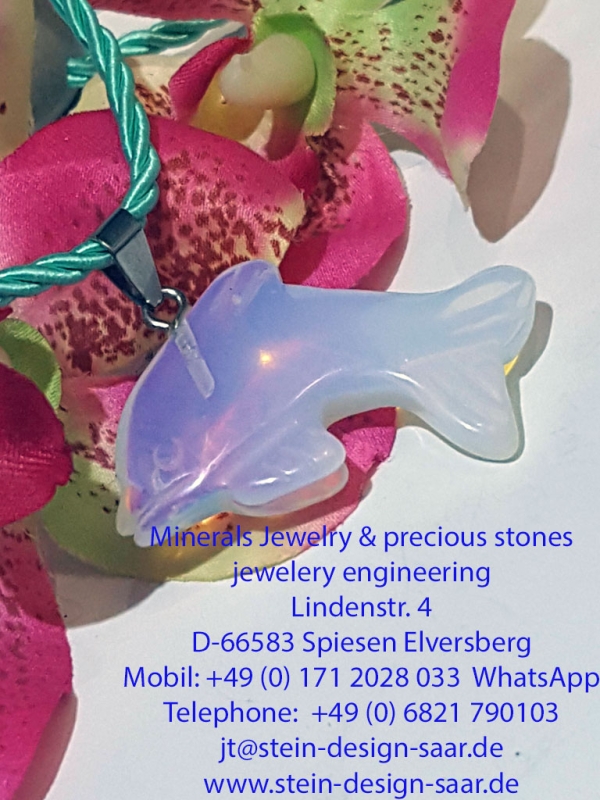 Kinderschmuck Opal Delfin