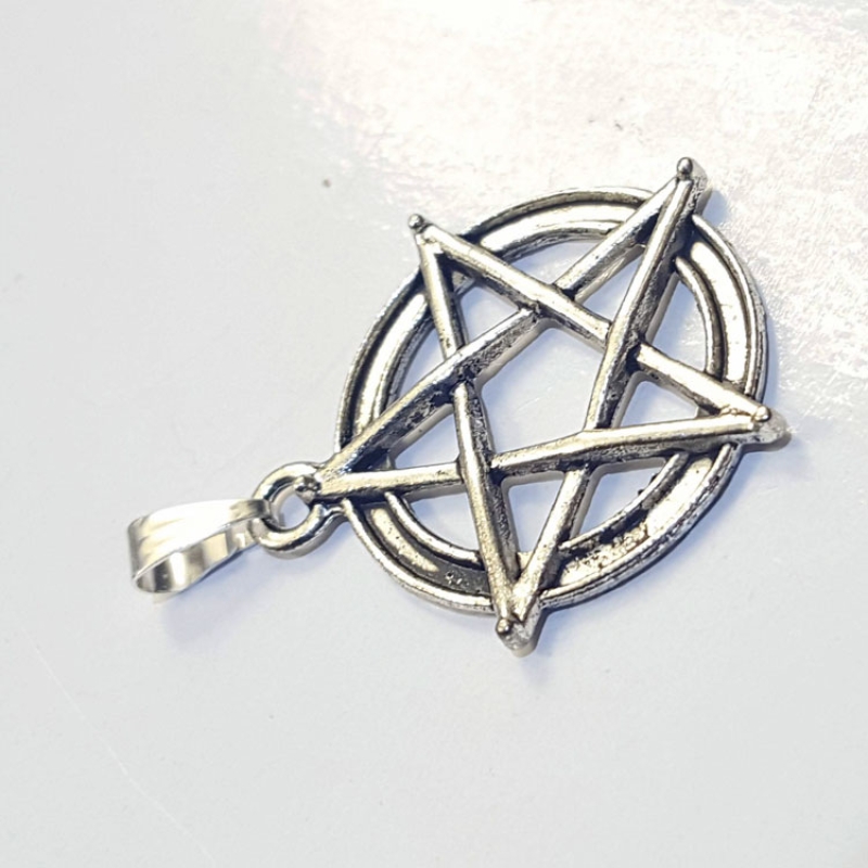 Pentagramm Gothic Kultanhänger