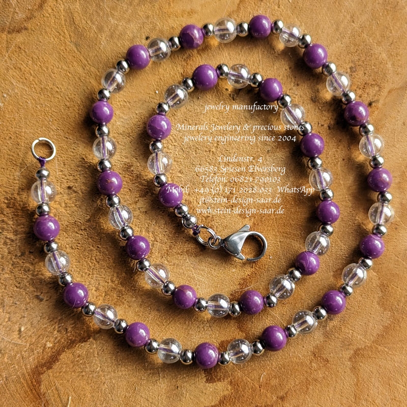 Handarbeit Perlseide Leber