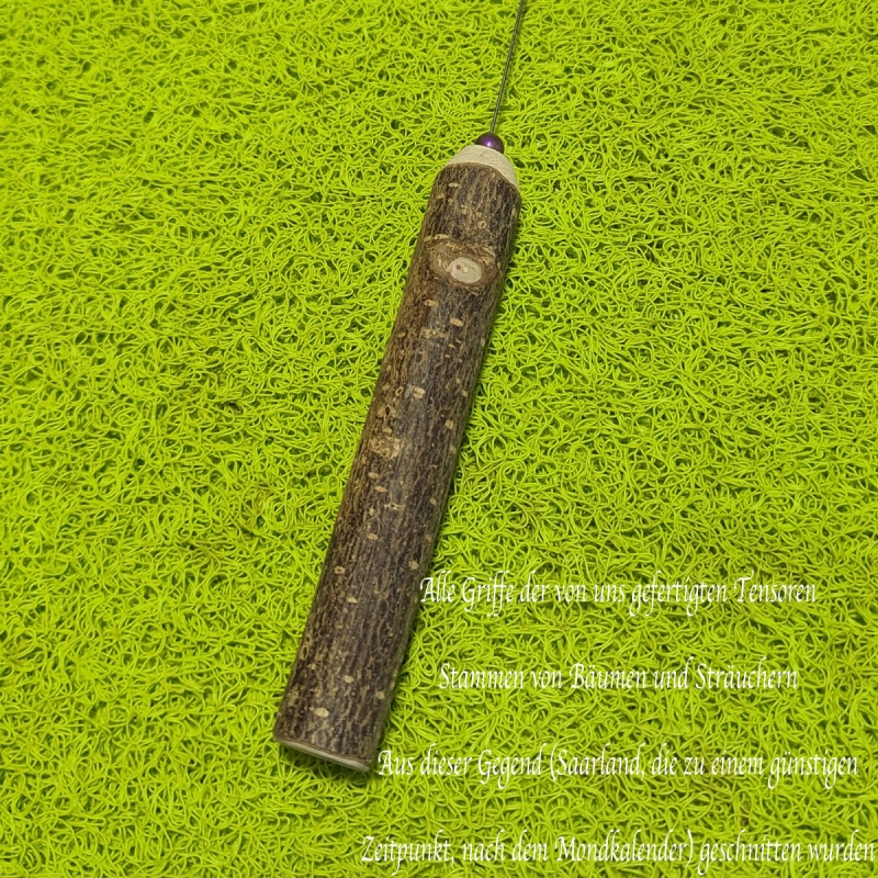 Einhandrute Tensor Lapislazuli mit Hematitkugel