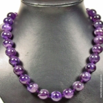 Amethyst Edelsteinkette 16 mm