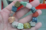 Chakra Armband aus Rohsteinen