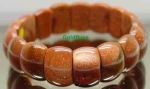 Goldfluss Halbkugeln  Armband
