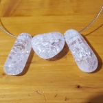 Bergkristall  cracked Anhänger
