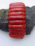 Schaumkoralle Armband Stäbchen 36X7mm